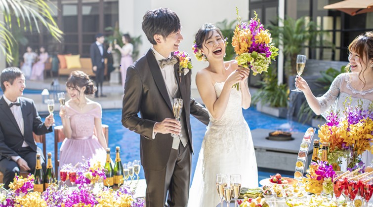 SHOHAKUEN HOTEL(松柏園ホテル)。太陽、水、緑、空の要素を取り入れた、新館『ヴィラルーチェ』。贅沢なロケーションで美食を堪能できます