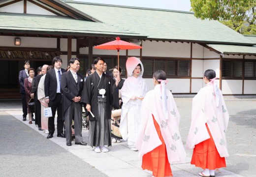 ぶどうの樹（森のウェディング）。挙式会場。提携する『宗像大社』や『宮地嶽神社』などで神前式も実現