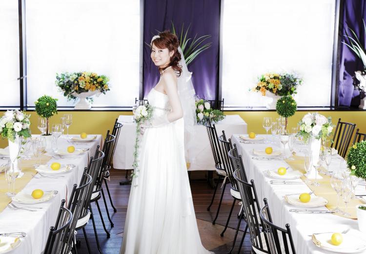 il Cortile（イルコルティーレ）。披露宴会場。20名から最大70名までのパーティーに対応可能です