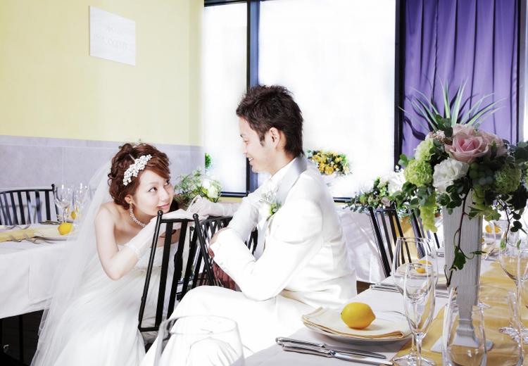 il Cortile（イルコルティーレ）。披露宴会場。ゲスト同士や新郎新婦との距離感が近くアットホームな雰囲気