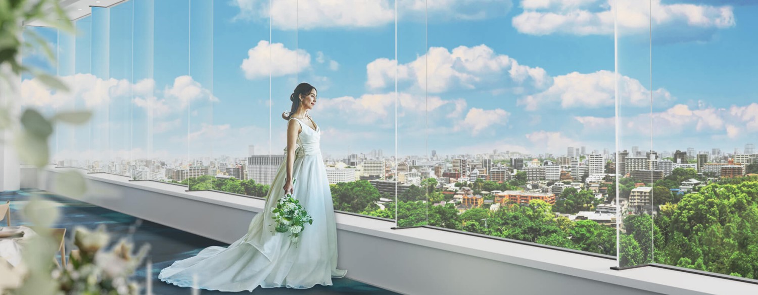 Hilltop Resort YAMANOUE(ヒルトップリゾート山の上/ヒルトップリゾート福岡内)。アクセス・ロケーション。一面の窓から眺めるどの時間帯も美しい景色に、福岡県在住だけでなく県外のゲストの感動もひときわ