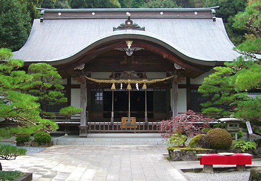 長崎インターナショナルホテル。挙式会場。大村市にある『富松神社』では、本格的な神前式を実現