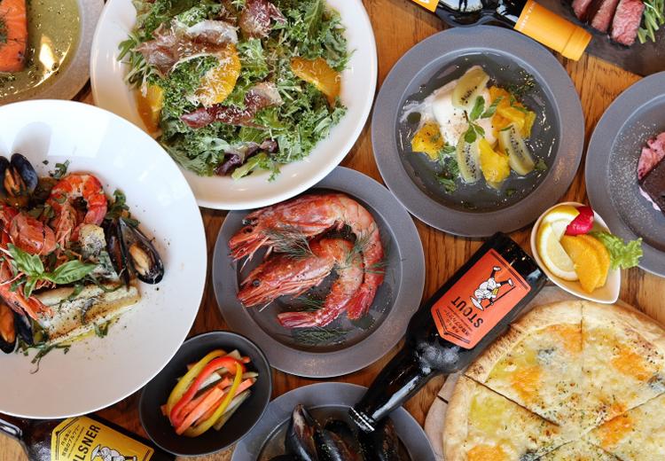 Branch.OTTO Dejima(ブランチ オット 出島)。素材選びはもちろん華やかな盛り付けにもこだわった婚礼料理