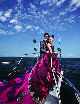 湯の児 海と夕やけ