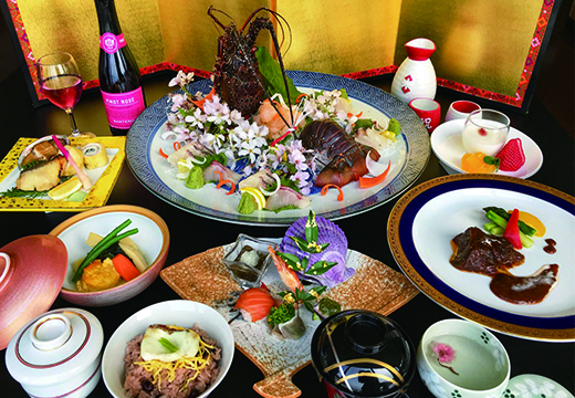 湯の児 海と夕やけ