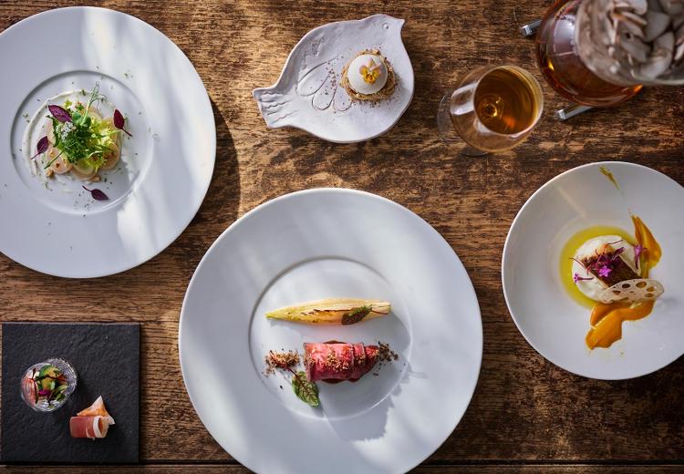 Maison de Forest（メゾン・ド・フォレスト）。料理。熊本の海の幸・山の幸を取り入れたフレンチ「熊本ナチュール」