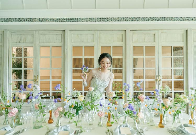 Maison de Forest（メゾン・ド・フォレスト）。披露宴会場。好みのコーディネートで彩って、ふたりの世界観を表現