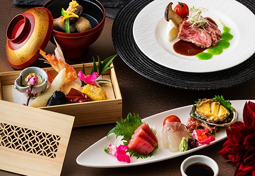 ANAクラウンプラザホテル熊本ニュースカイ。料理。地産地消にこだわり、新鮮な素材を厳選した日本料理