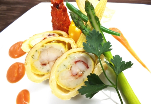 ザ・メイビア宮崎。料理。和のテイストを巧みに取り入れたメニューもあります