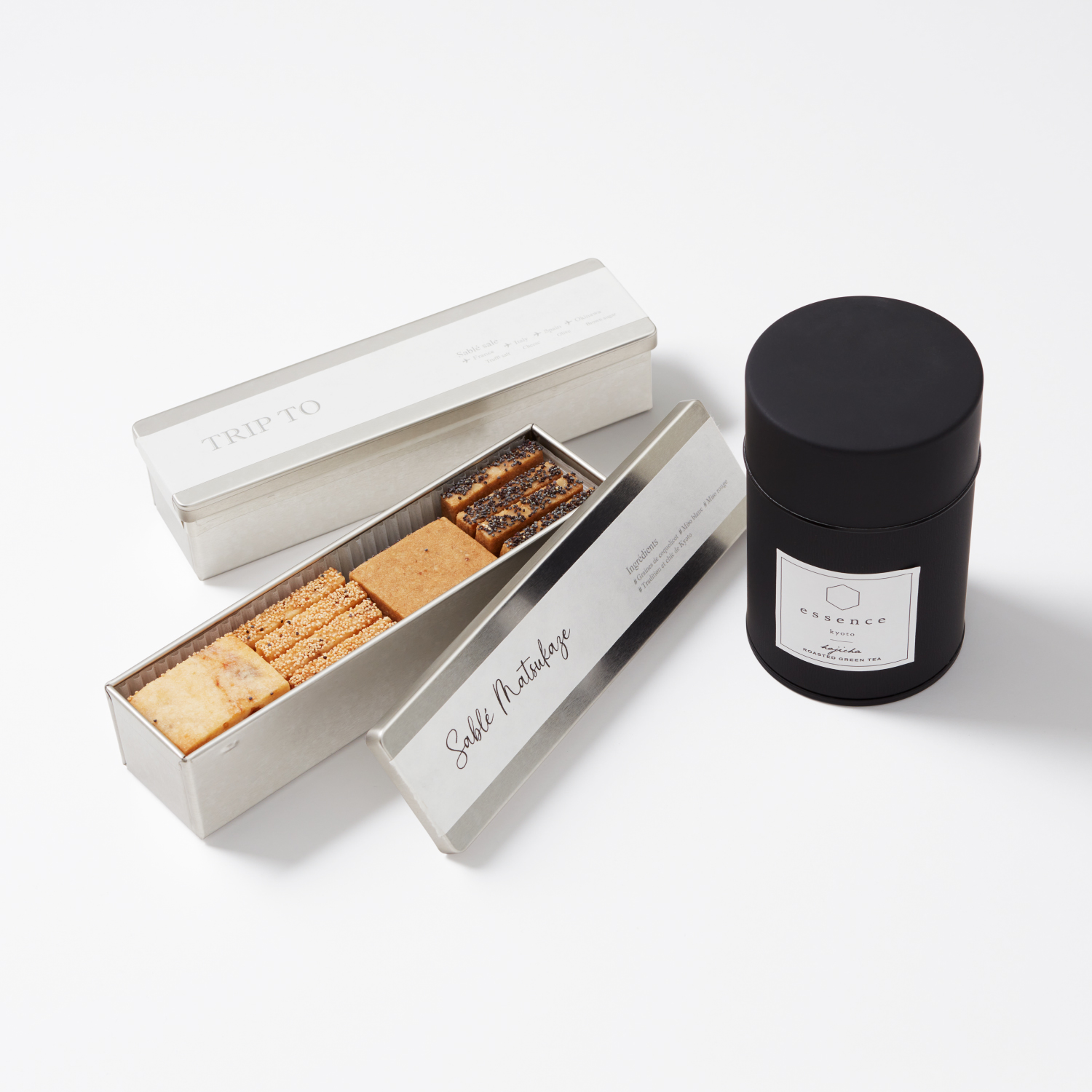 やなぎのにわ「お菓子詰め合わせ」&essence kyoto「ほうじ茶」セット